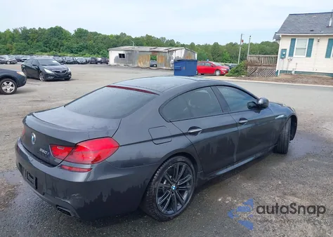 2015 BMW 650I Gran Coupe I Gran Coupe z USA, uszkodzony, nr VIN WBA6B2C52FD798927